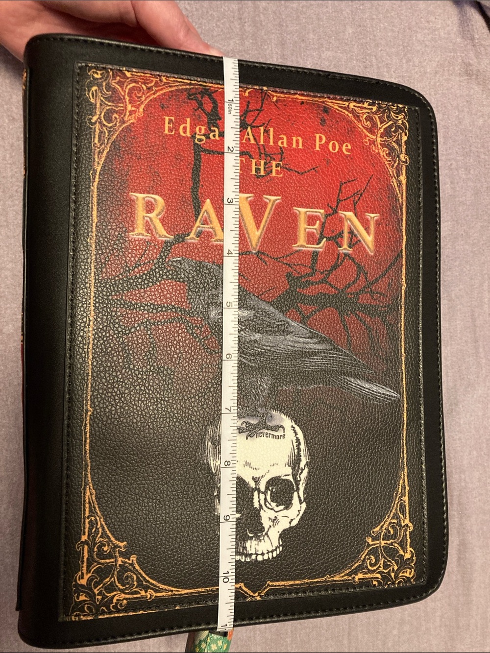 Edgar Allan Poe-The Raven crossbody/back pack bag - Picture 5 of 8